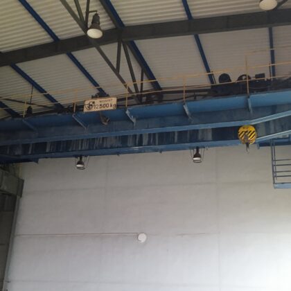 Provedená periodická revize elektrické instalace na jeřábu Vihorlat Snina o nosnoti 12,5t