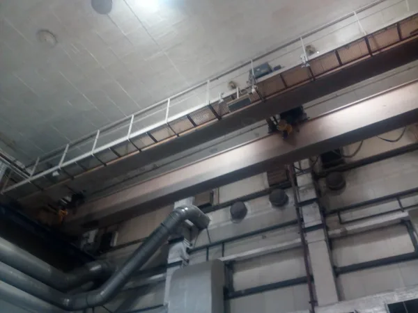 Periodická revize elektrické instalace na mostovém jeřábu 20t