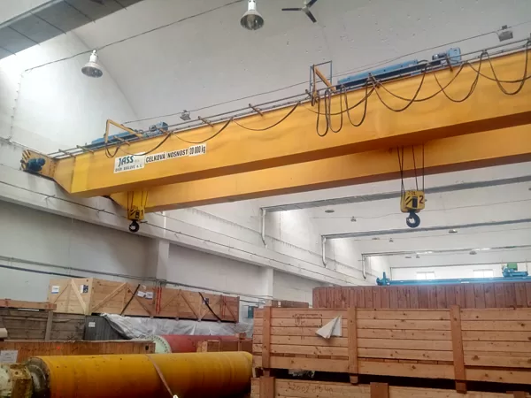Periodická revize elektrické instalace na jeřábu o celkové nosnosti 20t