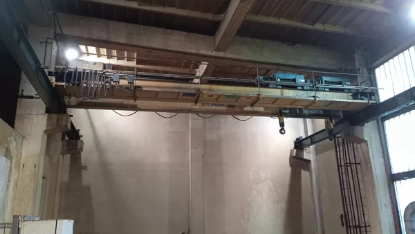 Provedená periodická revize elektrické instalace na jeřábu Demag o nosnoti 2x6t