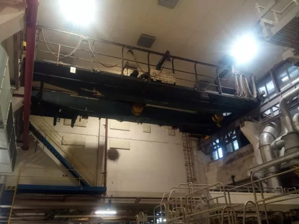 Periodická revize elektrické instalace na jeřábu 10/20t