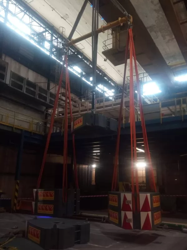 Revizní zkouška a výchozí revize elektrické instalace provedená po generální opravě jeřábu